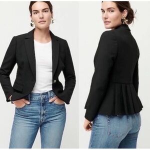 J. CREW black Four-Season Stretch Mayfair blazer jacket